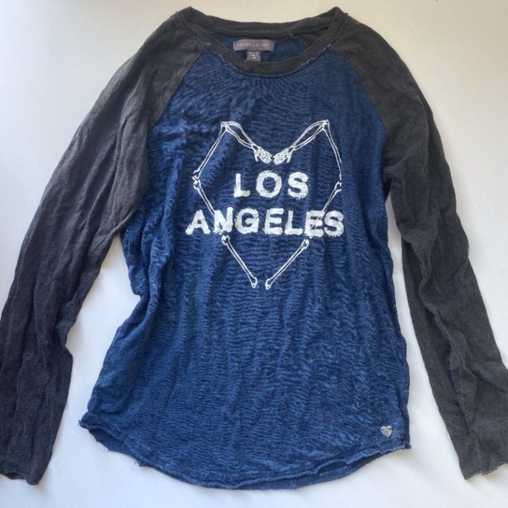 Kendall and Kylie Heart Los Angeles Baseball Tee Long Sleeve
